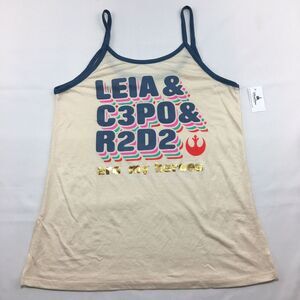 Disney Parks Star Wars Leia & C3PO & R2D2 Women's Size S Galaxies Edge Exclusive
